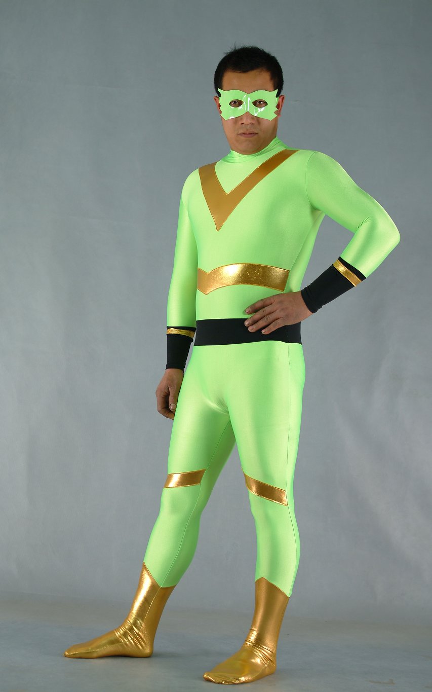 Green Spandex Halloween Costumes Catsuit | cosercosplay.com